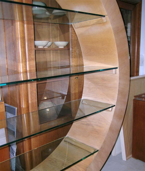 Mid-20th Century ROUND BOOKSHELF