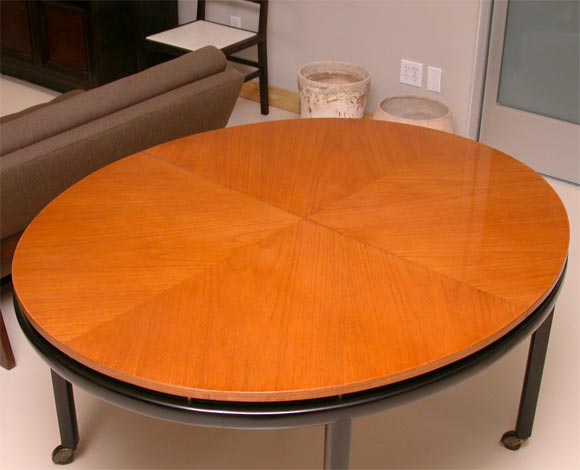 Mid-20th Century Round Baker Dining Table