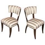 Pair of  Mahogany Side Chairs by Company of Master Craftsmen.