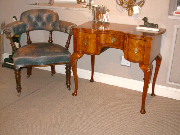 Burl Walnut Lowboy