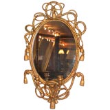 Gilded "Rope" Mirror