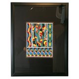Geometric Silk Screen Print