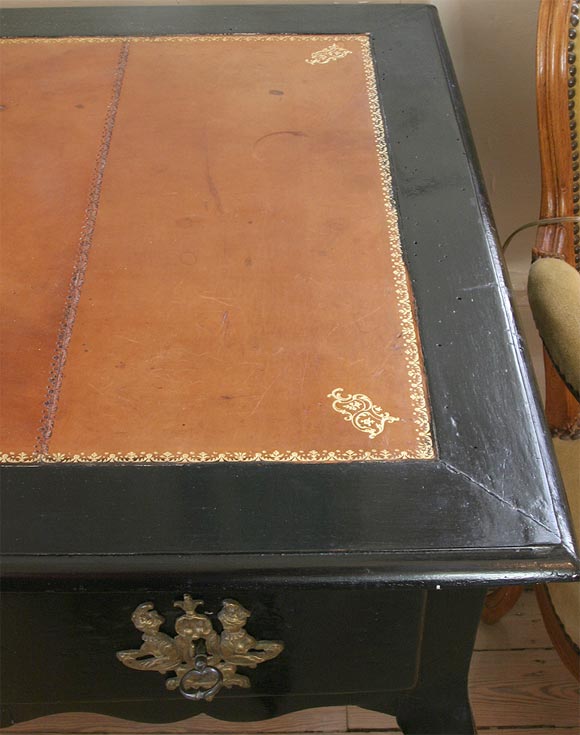 Black Lacquer Bureau Plat