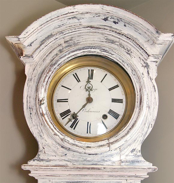 French Louis XVI Tall Case Clock For Sale