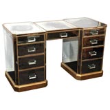 A Beautiful Antique-Mirror Veneered Desk