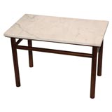 A Marble-Topped Side Table #3327 by T. H. Robsjohn-Gibbings A Marble-Topped Side Table #3327 by T. H. Robsjohn-Gibbings