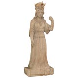 C. 1900-1920 Carved Wooden Statue