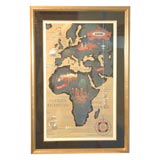 Africa by Sabena, Europe and Africa Map