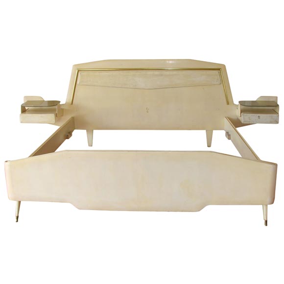 bed frame attributed to Gio Ponti
