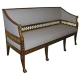 Baltic Neo-Classical Giltwood Settee