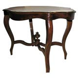 Antique SALE PRICE Mahogany Marble Top Console Table
