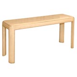 Maitland Smith Leather Console Vintage Maitland Smith Leather Console