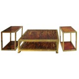Gabriella Crespi side tables and low table