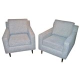 Pair of Club Chairs attributed to Harvey Probber