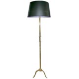 brass floor lamp by Jansen