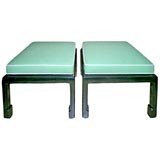 pair of chinese-modern stools