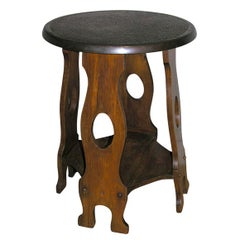 Vintage English arts and crafts pub table