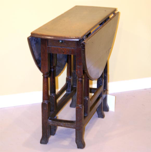 Oak Drop Leaf Table