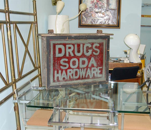 1920's ORIGINAL STORE SIGN