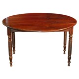 Antique DROP LEAF  OVAL DINING TABLE  or console