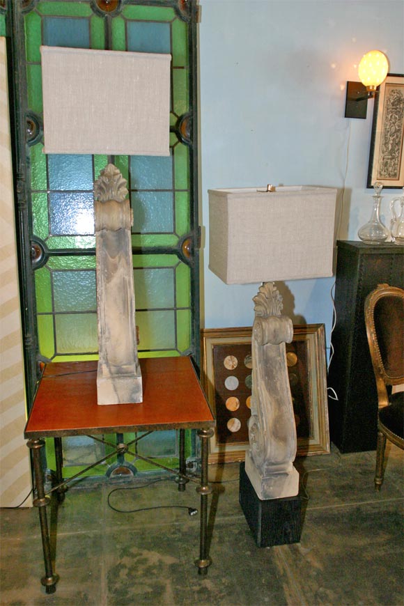 Pair of Terra Cotta Lamps