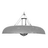 French Industrial Ceiling Light