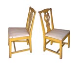 Four Chippendale Chairs.