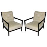 Pair of Upholstered Armchairs in the style of Gibbings