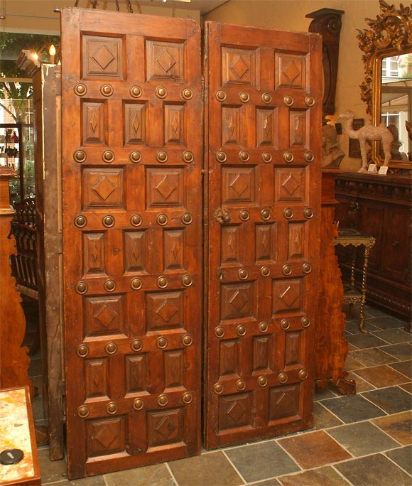 Pair of Pine doors