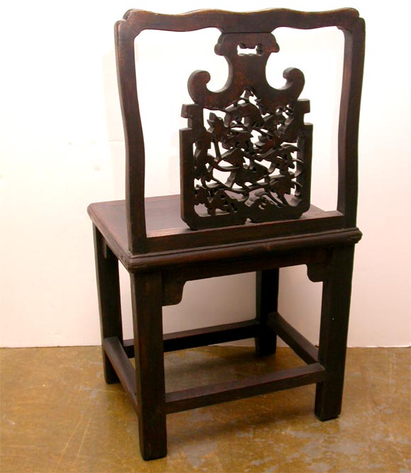 Wood Handcarved Chinese Chairs