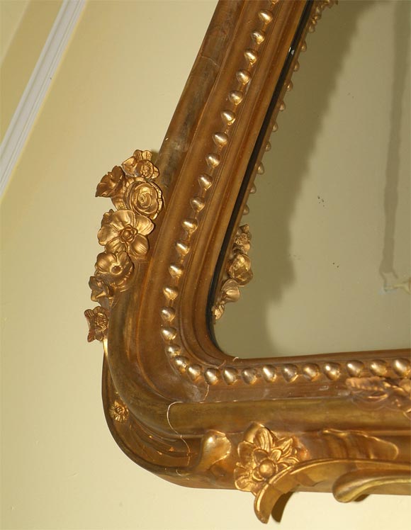 19th Century Pair of Grand Scale Giltwood Mirrors For Sale