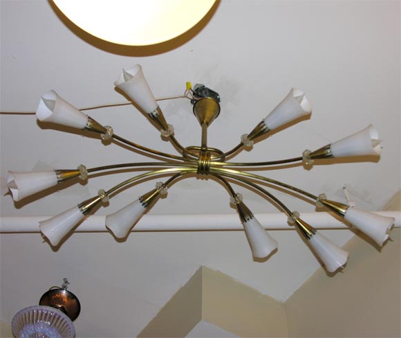 French Calla Lily Chandelier