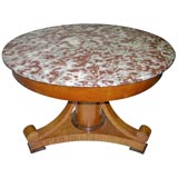 Biedermeier Marble-top Gueridon