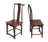 Antique Assembled Set of 6 Chinese Chairs