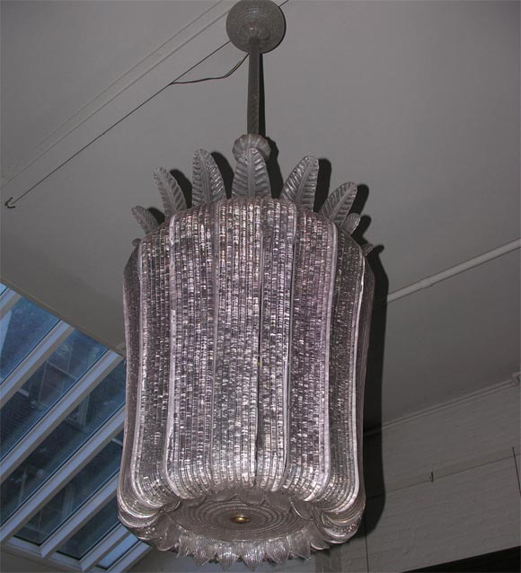 Murano Glass Chandelier by Barovier and Toso 1
