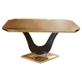Jacques Adnet  Lyre Cocktail Table