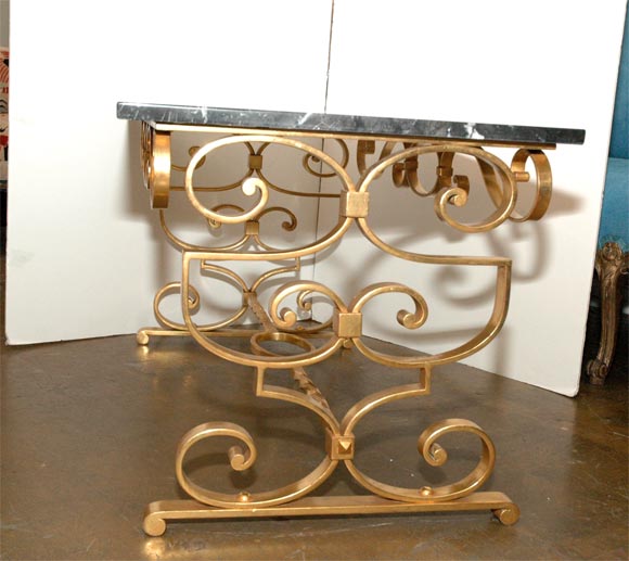 French Gilt Cocktail Table For Sale 2