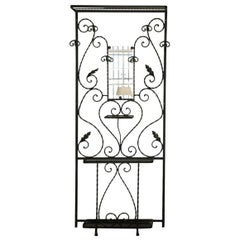 French Wrought Iron Hallstand