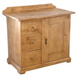 Pine Cupboard with Locking Feature