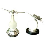 TWO GREAT AIRPLANES LAMPS MADE FOR THE WORLD FAIR 1939