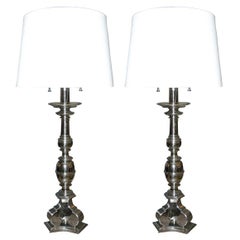Monumental Pair Stiffel Table Lamps