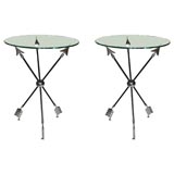 Pair of Clustered Arrow Side Tables