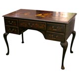 Antique Black and Gold Chinoiserie Writing Desk