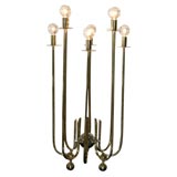 8 Arm Brass Table Lamp