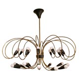 Mid century European chandelier