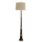 Tibetan trumpet floor lamp.  Stock item.