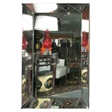 1940
s  distressed large mirror