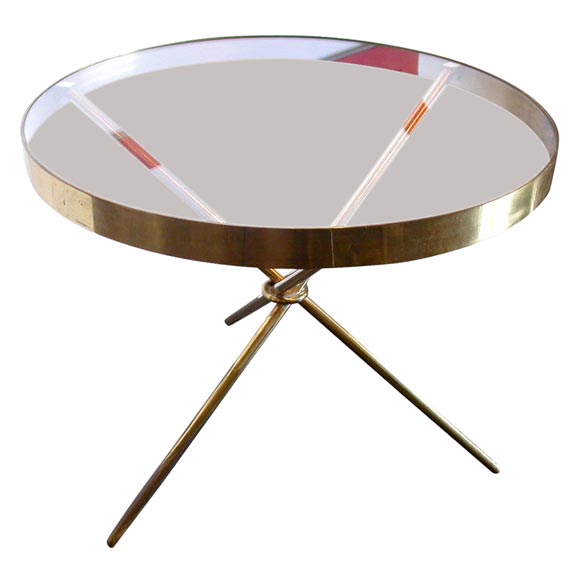 Brass Cocktail Table by Gio Ponti