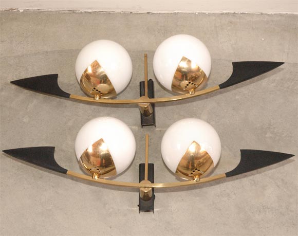 Pair of Fontana Arte Sconces