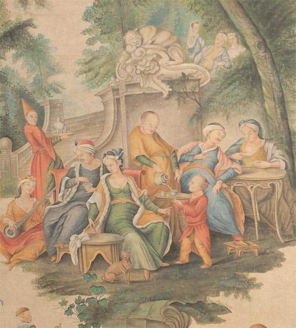Four Chinoiserie Panels 7